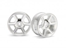 HPI-33471 HPI GT Wheel Silver (6mm Offset/2Pcs) [33471] HPI