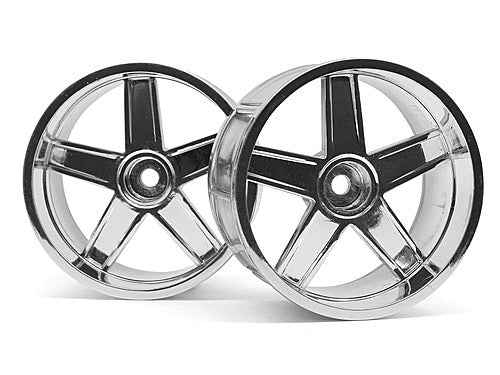 HPI-33477 HPI LP32 Wheel MF Type Chrome (6mm Offset/2Pcs) [33477]