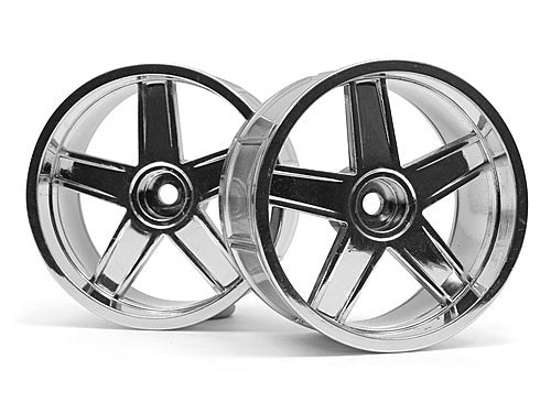 HPI-33478 HPI LP35 Wheel MF Type Chrome (9mm Offset/2Pcs) [33478] HPI