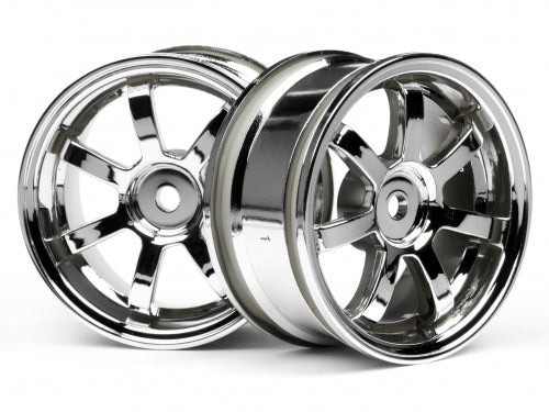 HPI-3574 HPI Mag7 Wheels 26mm Chrome (0mm Off Set) [3574]