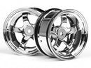 HPI-3592 HPI Work Meister S1 Wheel 26mm Chrome (6mm Offset) [3592] HPI