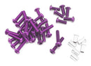 HPI-38066 HPI 38066 E10 ALUMINIUM SCREW SET PURPLE HPI