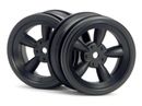 HPI-3816 HPI Vintage 5 Spoke Wheel 26mm Black (0mm Offset) [3816] HPI