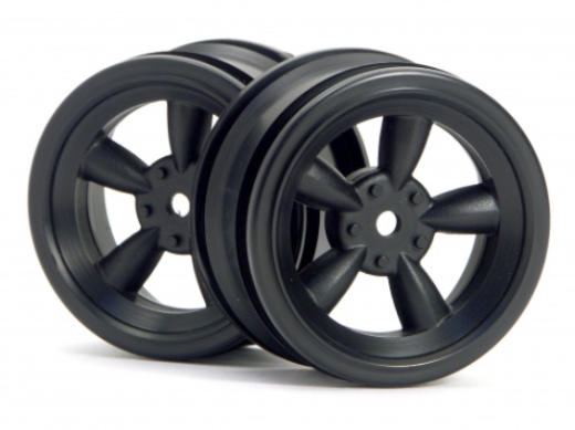 HPI-3816 HPI Vintage 5 Spoke Wheel 26mm Black (0mm Offset) [3816] HPI
