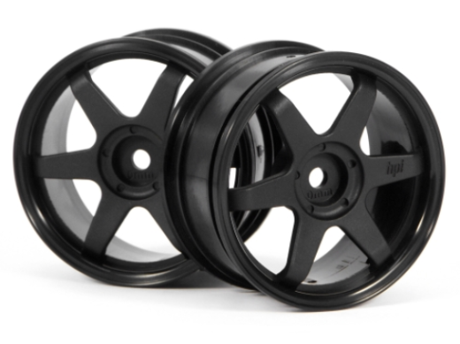 HPI-3836 HPI TE37 Wheel 26mm Black (0mm Offset) [3836]