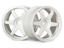 HPI-3840 HPI TE37 Wheel 26mm White(3mm Offset) [3840] HPI