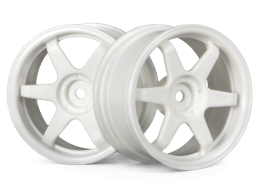 HPI-3840 HPI TE37 Wheel 26mm White(3mm Offset) [3840] HPI