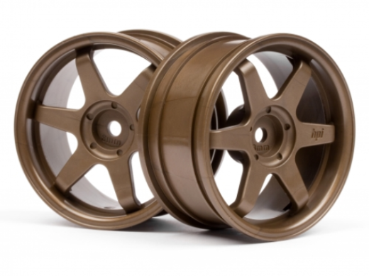 HPI-3843 HPI TE37 Wheel 26mm Bronze (3mm Offset) [3843] HPI