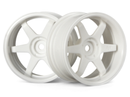 HPI-3845 HPI TE37 Wheel 26mm White (6mm Offset) [3845] HPI