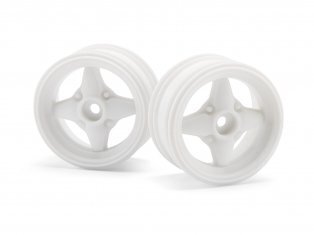 HPI-3900 HPI 3900 MX60 4 SPOKE WHEEL WHITE (0MM OFFSET/2PC)