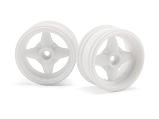 HPI-3905 HPI 3905 Mx60 4 Spoke Wheel White (3mm Offset/2Pcs)