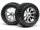 HPI-4727 HPI Mounted Goliath Tire 178X97mm On Blast Wheel Chrome [4727] HPI
