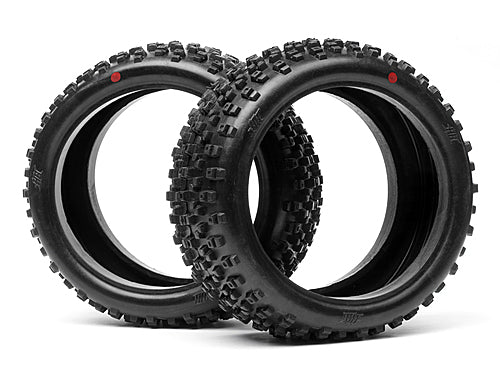 HPI-67744 HPI Proto Tire (Red/ 1/8 Buggy) [67744] HPI