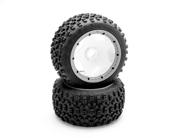 HPI-67969 HPI Proto Tire (White/Baja 5B/Rear/2Pcs) [67969]