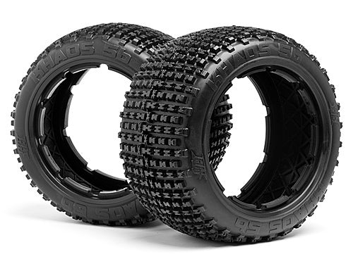 HPI-67972 HPI Khaos Tire (White/Baja 5B/Rear/2Pcs) [67972]