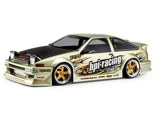 HPI Stage-D Trueno Ae86 Body Kit (Run Free)