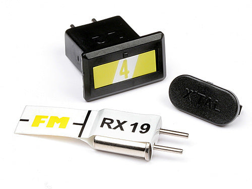 HPI-80654 HPI Crystal Set(Yellow Ban 4/Fm 27.145Mhz) [80654]