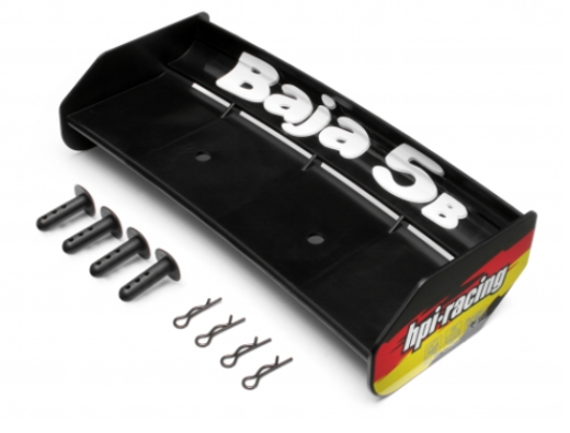 HPI-85452 HPI Wing Set (Black/Baja 5B) [85452]