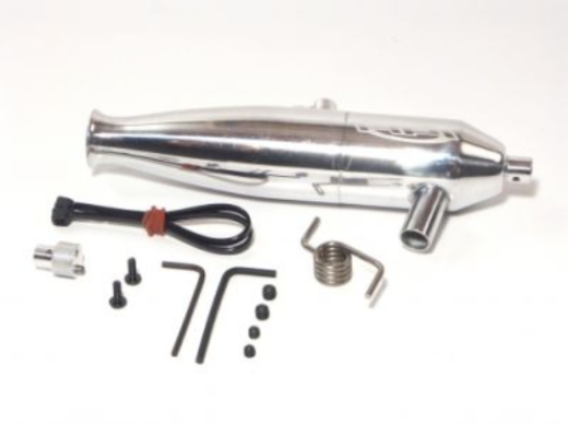 HPI-86138 HPI Aluminium Tuned Pipe (Polished/21+) [86138] HPI