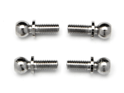 HPI-86196 HPI Ball 4.7X6.5mm (4-40/Hex Socket/Silver/4Pcs) [86196]