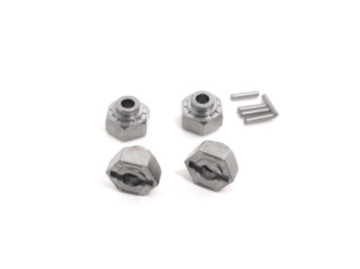 HPI-86349 HPI Hex Wheel Hub 12mm (Silver/4Pcs) [86349] HPI