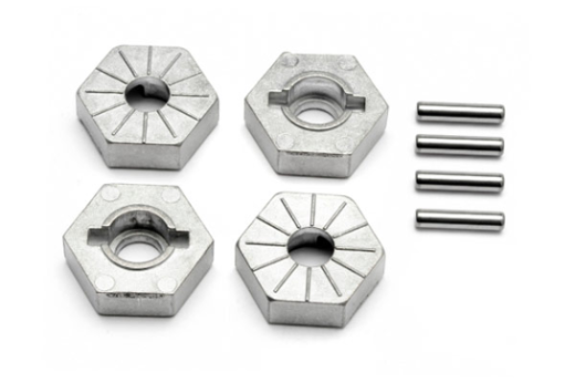 HPI-86804 HPI Hex Wheel Hub 17mm (Silver) [86804]