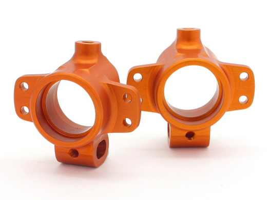 HPI-86995 HPI HD ALUMINIUM REAR HUB CARRIER (ORANGE/2PC) [86995]