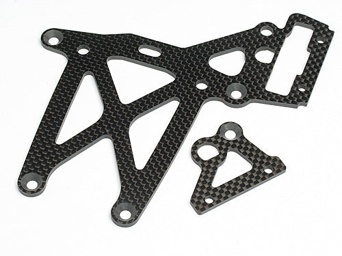 HPI-87453 HPI 87453 REAR UPPER PLATE SET (WOVEN
