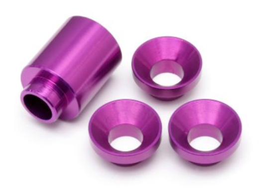 HPI-87459 HPI Spacer Set For Clutch Bell Holder (Purple) [87459]
