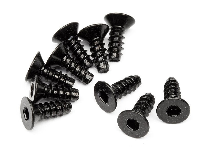 HPI-94303 HPI TP. Flat Head Screw M3x8mm (Hex Socket/10pcs) [94303] HPI