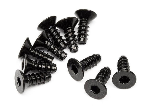 HPI-94303 HPI TP. Flat Head Screw M3x8mm (Hex Socket/10pcs) [94303]
