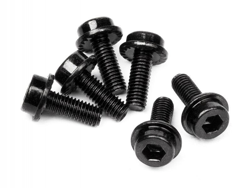 HPI-94453 HPI Flanged Cap Head Screw M3X8mm (6Pcs) [94453] HPI