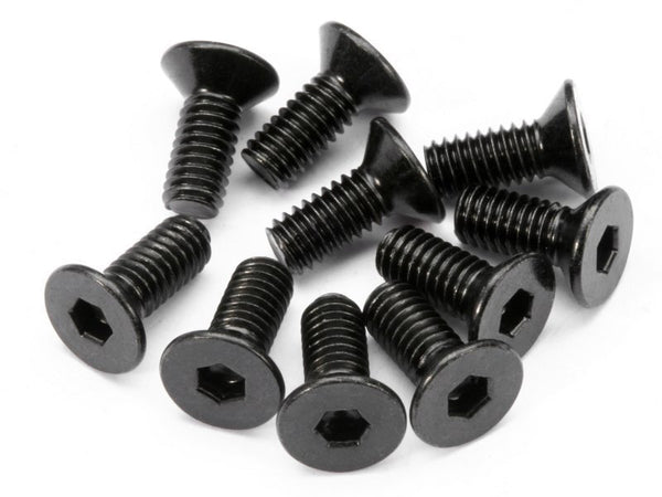 HPI-94529 HPI 94529 Flat Head Screw M4X10mm (Hex Socket/10Pcs)