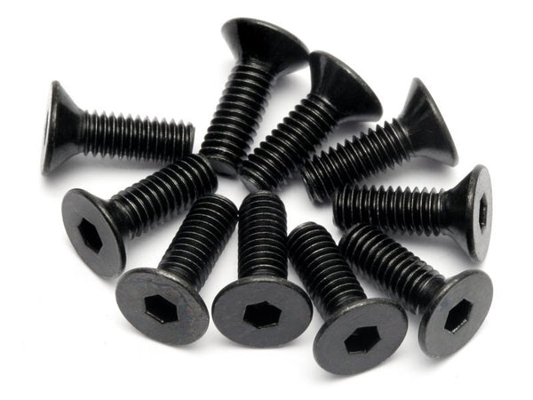 HPI-94530 HPI Flat Head Screw M4x12mm (Hex Socket/10pcs) [94530]