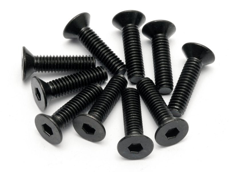 HPI-94531 HPI Flat Head Screw M4x15mm (Hex Socket/10pcs) [94531] HPI