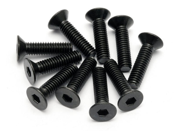 HPI-94531 HPI Flat Head Screw M4x15mm (Hex Socket/10pcs) [94531]