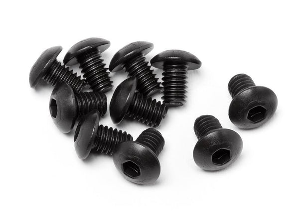 HPI-94552 HPI Button Head Screw M4X6mm (Hex Socket/10Pcs) [94552]