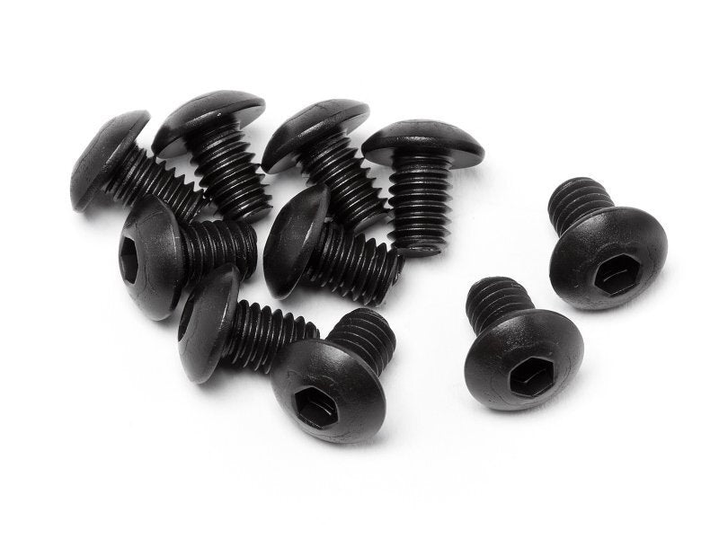 HPI-94552 HPI Button Head Screw M4X6mm (Hex Socket/10Pcs) [94552]