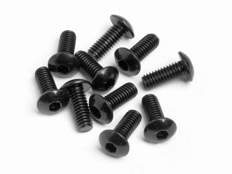 HPI-94554 HPI Button Head Screw M4x10mm (Hex Socket/10pcs) [94554]