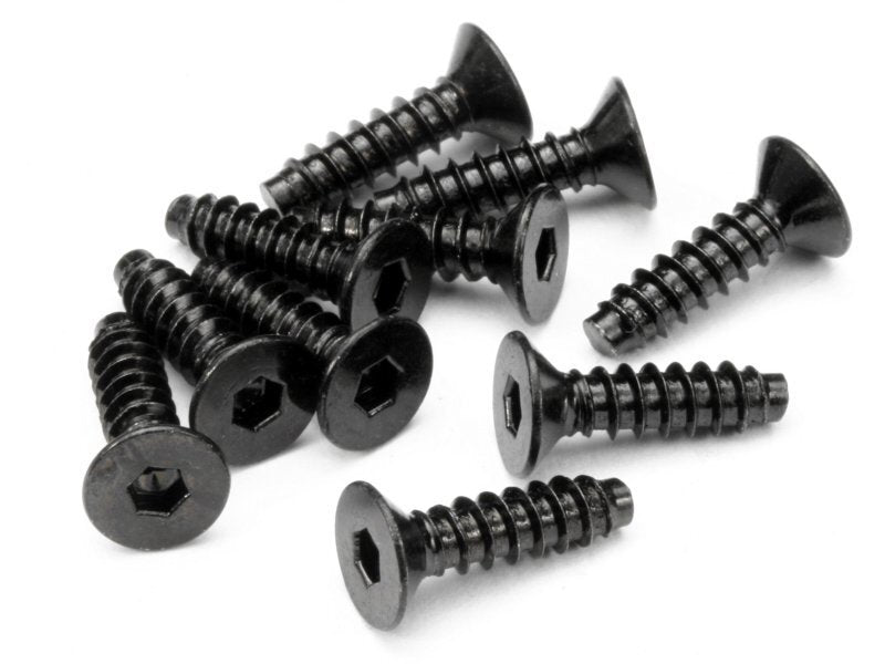 HPI-94631 HPI TP. Flat Head Screw M4X15mm (Hex Socket/10Pcs) [94631] HPI