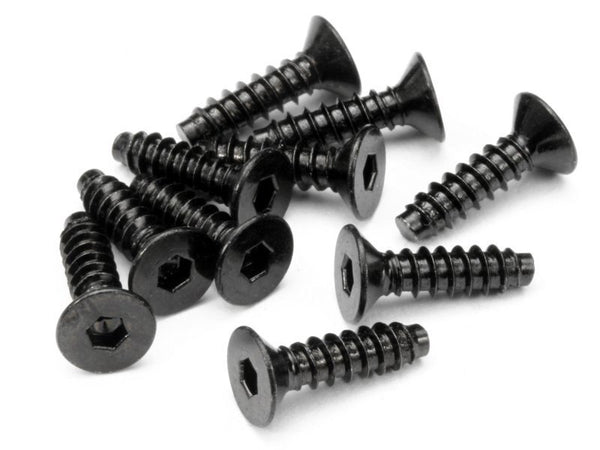 HPI-94631 HPI TP. Flat Head Screw M4X15mm (Hex Socket/10Pcs) [94631]