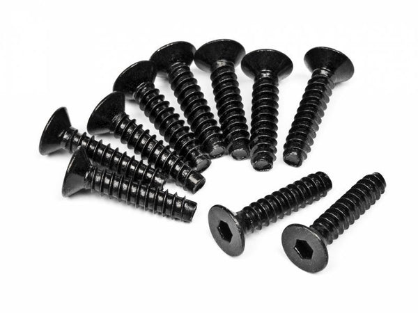 HPI-94632 HPI TP. Flat Head Screw M4X18mm (Hex Socket/10Pcs) [94632]
