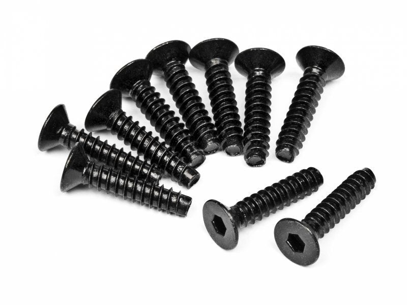 HPI-94632 HPI TP. Flat Head Screw M4X18mm (Hex Socket/10Pcs) [94632]