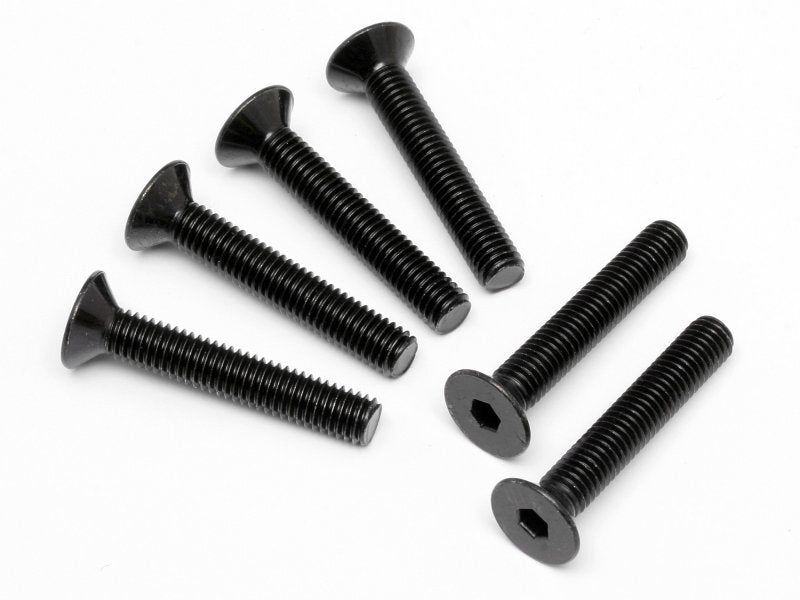 HPI-94735 HPI Flat Head Screw M5X30mm (Hex Socket/6Pcs) [94735] HPI