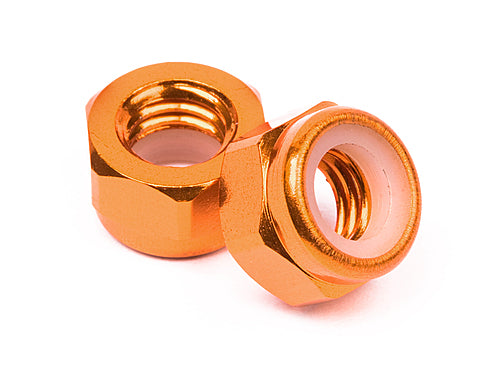 HPI-95864 HPI 95864 Aluminum Lock Nut M5 (Orange/10Pcs)