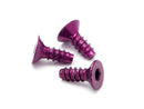 HPI-Z076 HPI Aluminium Tp Flat Head Screw 3 X 8mm (Hex Socket/Purple/5Pc [Z076] HPI