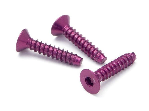HPI-Z079 HPI Alu Tp Flat Hd Screw 3 X15mm Hex Socket/Purple/5Pc [Z079]