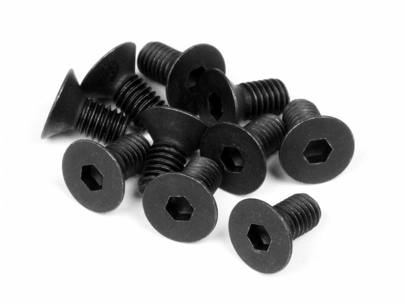 HPI-Z081 HPI Flat Head Screw M3x6mm (Hex Socket/10pcs) [Z081]