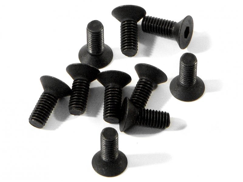 HPI-Z082 HPI Flat Head Screw M3x8mm (Hex Socket/10pcs) [Z082] HPI