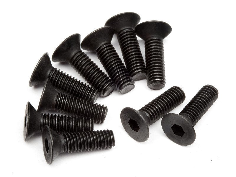 HPI-Z083 HPI Flat Head Screw M3x10mm(Hex Socket/10pcs) [Z083] HPI